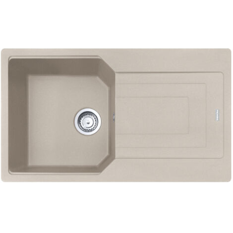 Franke Urban UBG 611-86. Tipo di lavello: Lavello ad incasso, Forma del lavandino: Rettangolare, Materiale del lavandino: Fragranito. Larghezza: 860 mm, Lunghezza: 500 mm, Profondità... - 114.0686.754