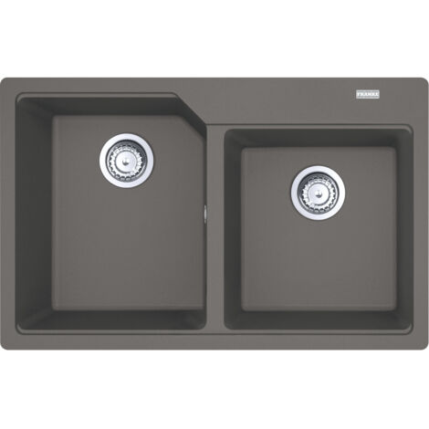 Franke Urban Ubg 620-36-33. Tipo di lavello: Lavello sottopiano, Forma del lavandino: Rettangolare, Materiale del lavandino: Fragranito. Larghezza: 780 mm, Lunghezza: 500 mm, Larghez... - 114.0686.767