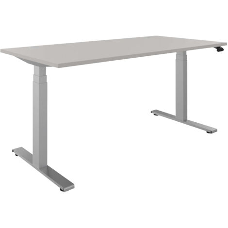FRANKEL kaiserkraft, Bureau assis-debout BOTTOM-UP, droit, l x