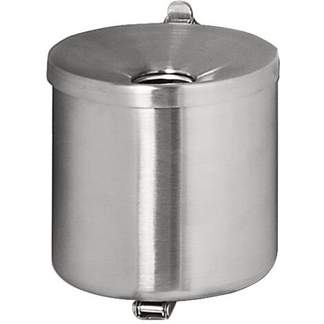 FRANKEL kaiserkraft, Cendrier mural anti-feu, 2,25 l, inox,