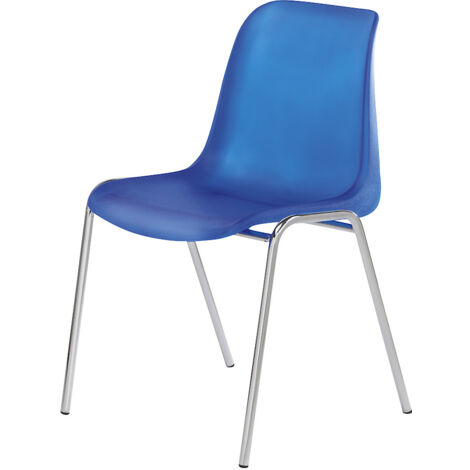 FRANKEL kaiserkraft, Chaise coque en plastique EUROPA, sans