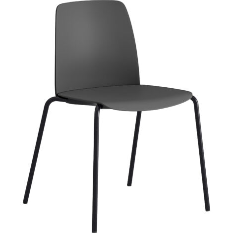 FRANKEL kaiserkraft, Chaise Helmer, assise/dossier en plastique