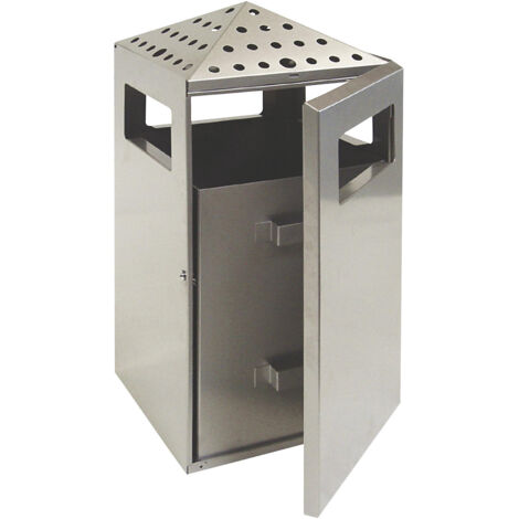 FRANKEL kaiserkraft, Combiné cendrier-poubelle, capacité 75 l,