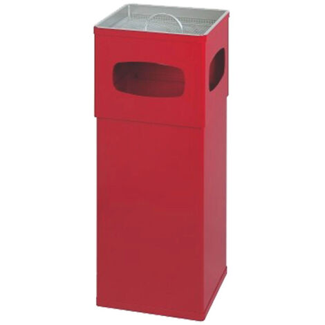 FRANKEL kaiserkraft, Combiné cendrier-poubelle en aluminium,