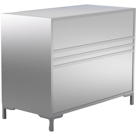 FRANKEL kaiserkraft, Comptoir modulaire LINK, plein, largeur