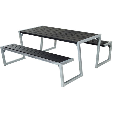 FRANKEL kaiserkraft, Ensemble table et bancs, longueur 1760 mm