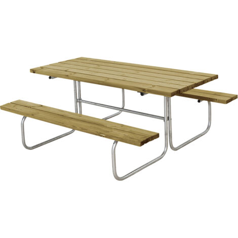 FRANKEL kaiserkraft, Ensemble table et bancs, longueur 1770 mm