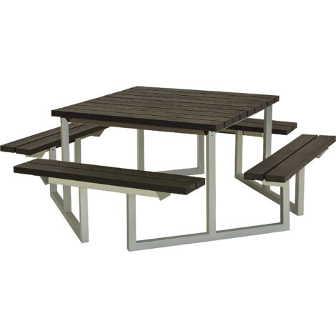 FRANKEL kaiserkraft, Ensemble table et bancs pour 8 personnes,