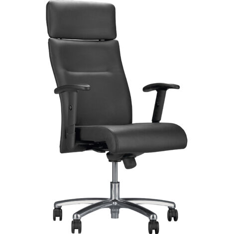 FRANKEL kaiserkraft, Fauteuil direction, noir, tissu