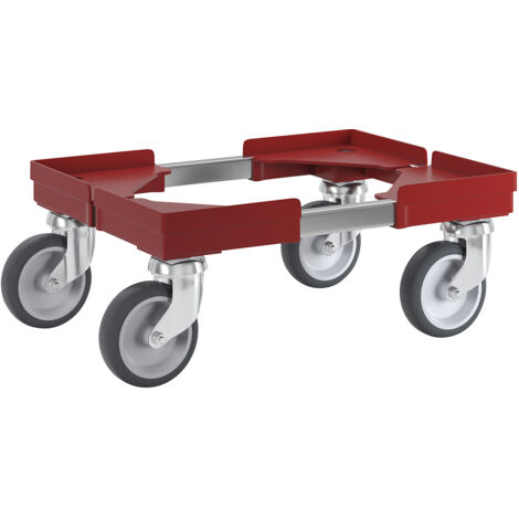 Caisse-palette En Polyéthylène 285L - Avec 4 Roulettes Pivotantes - Capacité 200 Kg - Dimensions 104x64x78 Cm - Pour Stockage Et Transport - 5