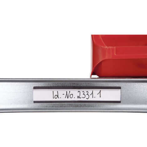 FRANKEL kaiserkraft, Porte-étiquette magnétique, noir, h x l