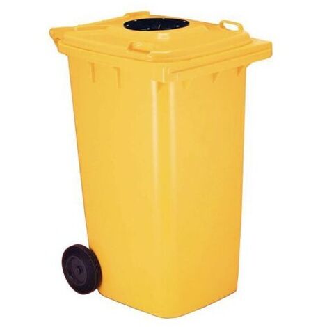 FRANKEL kaiserkraft, Poubelle avec ouverture de dépôt, 240 l,