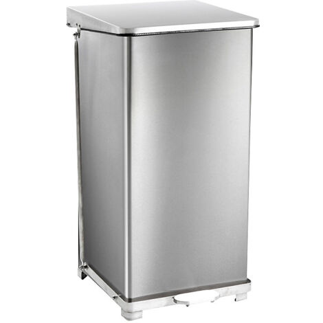 FRANKEL kaiserkraft, Poubelle industrielle à pédale, inox,