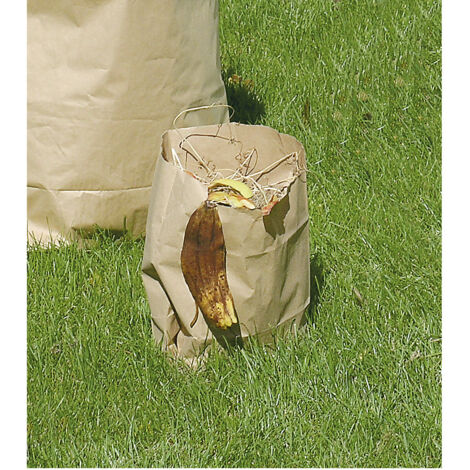 FRANKEL kaiserkraft, Sacs-poubelle en papier, capacité 12 l, L