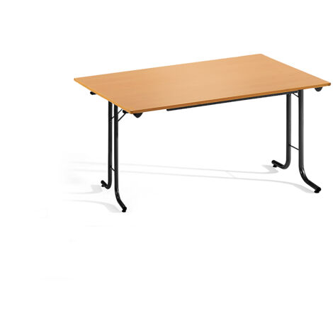 FRANKEL kaiserkraft, Table pliante à chants arrondis, piétement