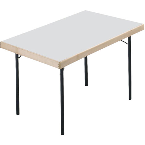 FRANKEL kaiserkraft, Tables pliantes, 4 pieds, 1200 x 800 mm,