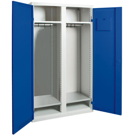 FRANKEL kaiserkraft, Vestiaire, 1 cloison médiane, 4 tablettes