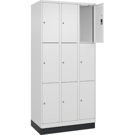 FRANKEL kaiserkraft, Vestiaire à trois cases Evolo PLUS, 3