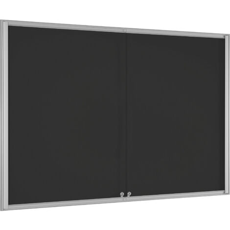 FRANKEL kaiserkraft, Vitrine d'affichage BASIC, pour 18 x
