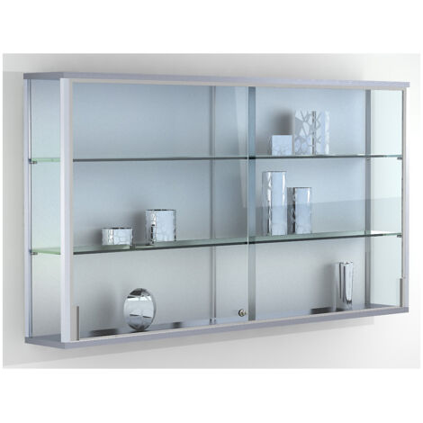 FRANKEL kaiserkraft, Vitrine murale LINK, 2 tablettes, portes