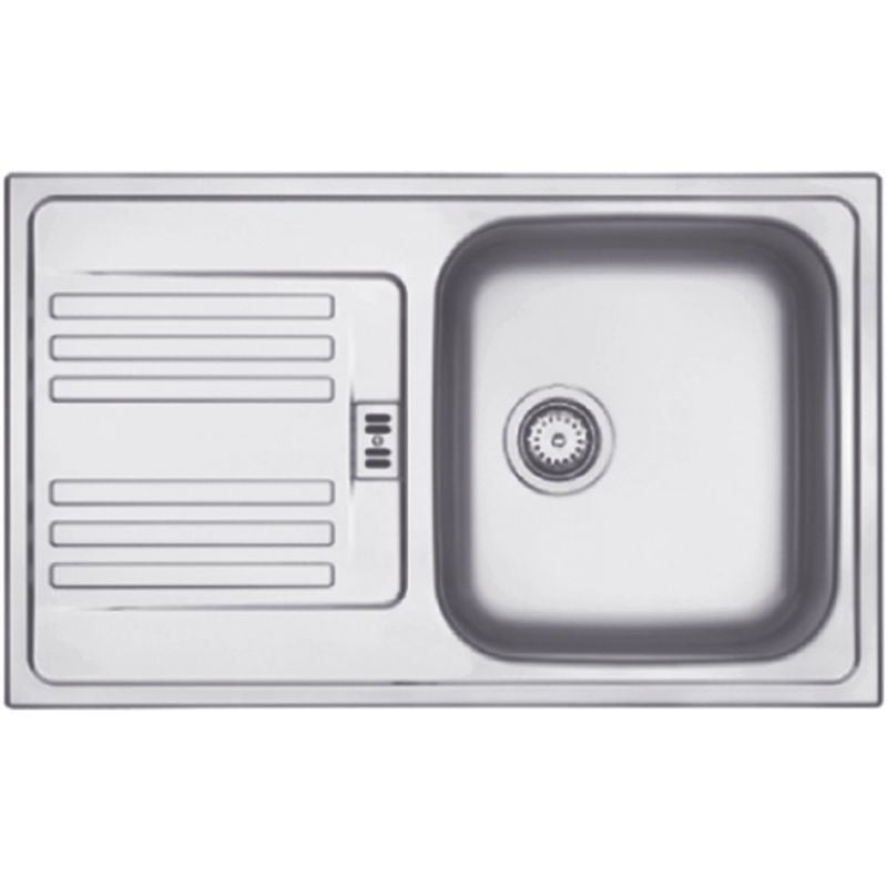 Lavelli Cucina Acciaio Inox Franke.Franke Lavello Da Incasso In Acciaio Inox Con 1 Vasca E Gocciolatoio Seta Efn 614 78 Euroform