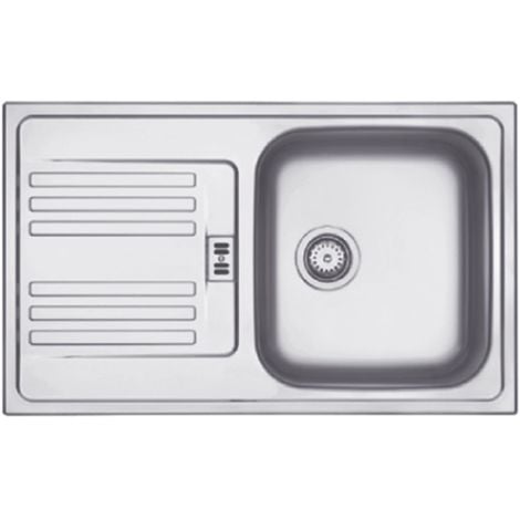 Lavelli Incasso Cucina Franke.Franke Lavello Da Incasso In Acciaio Inox Con 1 Vasca E Gocciolatoio Seta Efn 614 78 Euroform