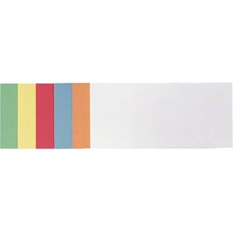 Franken carte de modération trié par couleur rectangulaire 9.5 cm x 20.5 cm 300 pc(s)