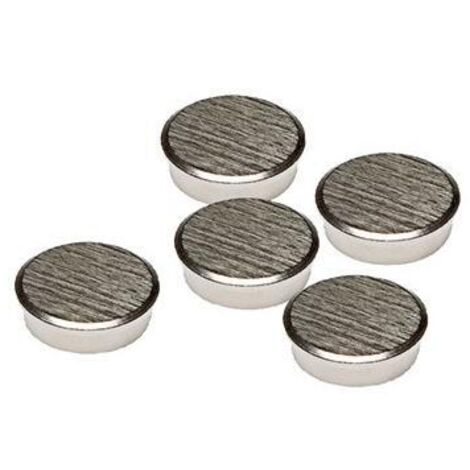 Franken Kraftmagnet HM30CR/5 rund 30mm silber 5 St./Pack.