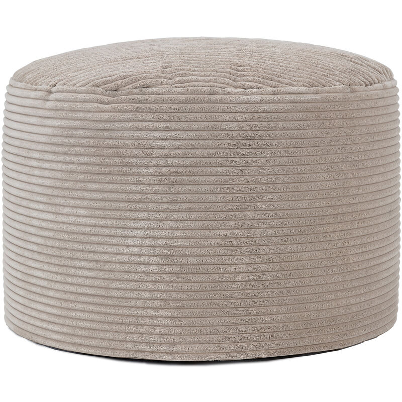 Icon ™ - Frankie Cord Pouffe, Bean Bag Footstool