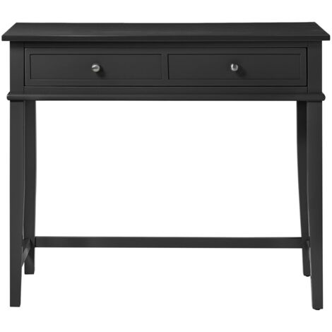 Franklin-Bureau avec 1 tiroir en MDF noir