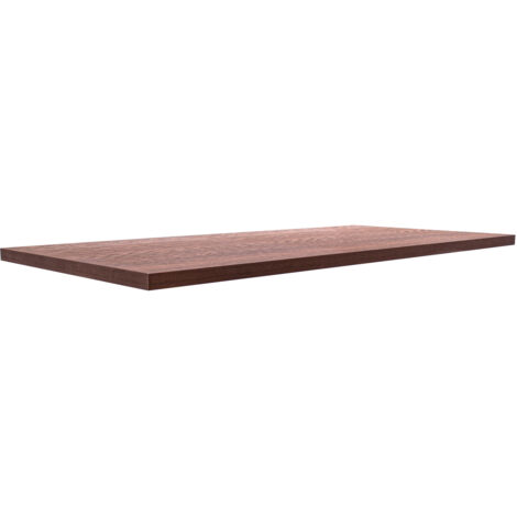 Frankystar – Plateau de table à manger 220x100 cm en teck – Résistant aux taches et empreintes – Bois multicouche avec effet 3D