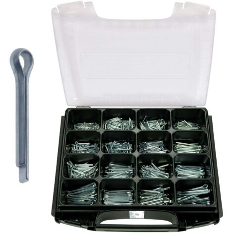 FRANTOS i-BOXX 1050 tlg. Splinte DIN 94 Sortiment Set (16 Größen)