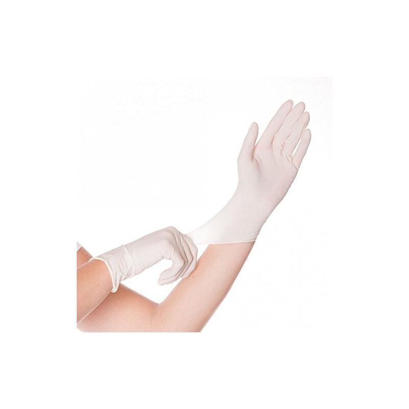 Franz gants latex poudrés bleu de l'homme - skin - 100 stck. Franz Mensch 2655