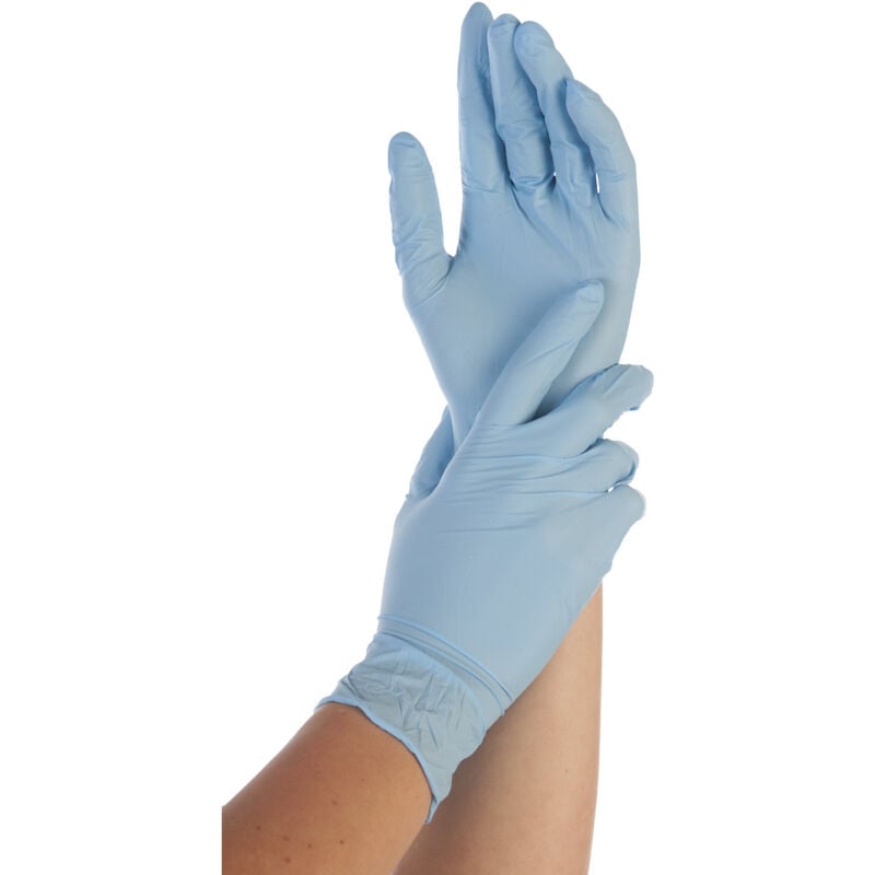 2702 safe light lot de 90 gants en nitrile bleu taille xxl - Franz Mensch