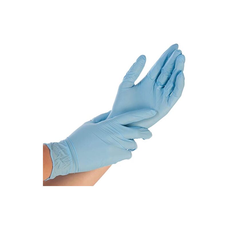 Franz Mensch 2706 NITRILE gants de''safe light hygo norme, s, bleu
