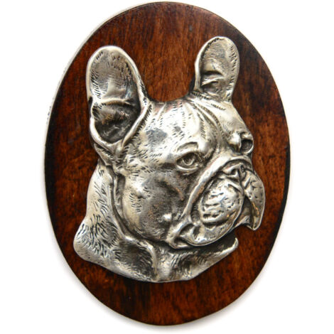 Französische Bulldogge I - Showbrosche, Startnummernclip, Hundeabzeichen von Art-Dog