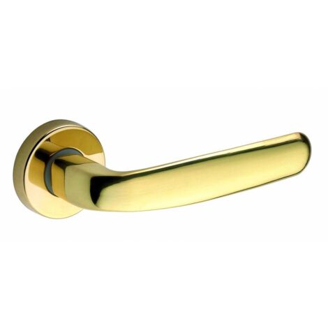 FRASCIO MANIGLIA EASY CON ROSETTA INOX BRASS. Prezzo per 1 pezzo.