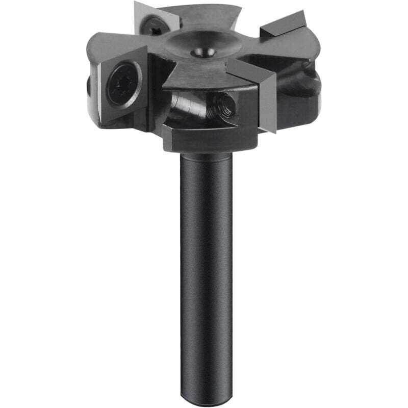 Image of Fräser – 8 mm Schaft – 40 mm Durchmesser – Planfräser, Hobelfräser mit 4 Flügeln – eliauk