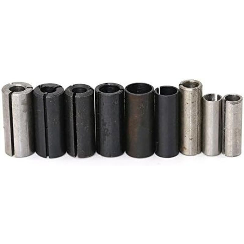 Image of Fräsfutter für Fräsmaschine (Packung mit 1, 9 Stück, Größen 1 bis 9)