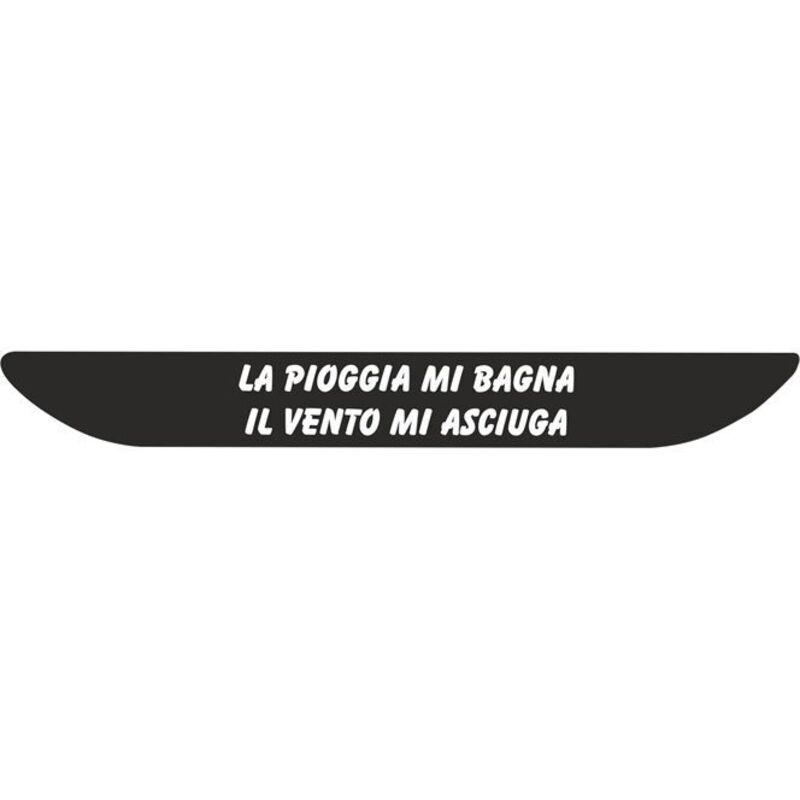 Frasi Adesive Slang Motociclista per Portatarga Moto