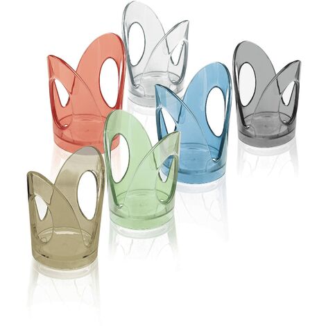 Fratelli Guzzini Feeling Set Reggi Bicchieri, SMMA, Multicolore, 3.2 Inches Inches, 6 unità