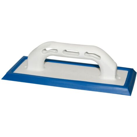 Frattazzo Battipiastrelle 10x25 cm in caucciù con impugnatura in plastica rinforzata