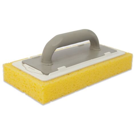 FRATTAZZO PER PULIZIA cm. 29x14x4 h col. Giallo (tipo tagliato) IDROWEB