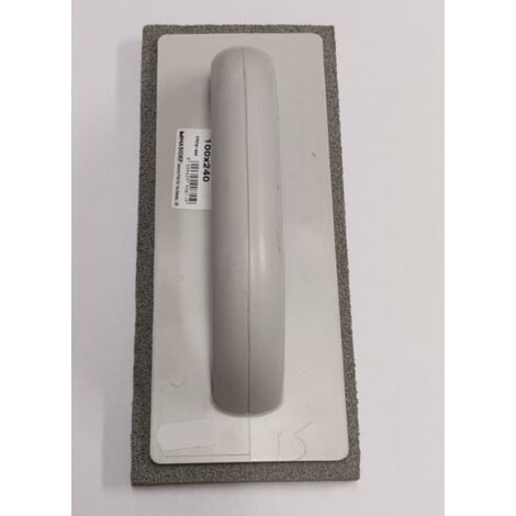 FRATTONE 100x240MM - CORPO IN PLASTICA COLORE GRIGIO E GOMMAPIUMA