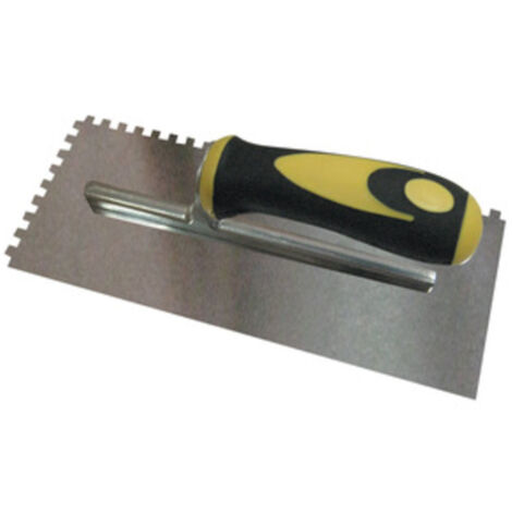 Frattone acciaio dentato mm 120x280 per lavoro