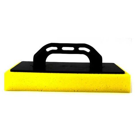 Frattone base plastica con spugna alta in poliestere : Modello - SPUGNA GIALLA ALTA IN POLIESTERE