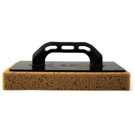 Frattone base plastica con spugna alta in poliestere : Modello - SPUGNA MARRONE ALTA IN POLIESTERE
