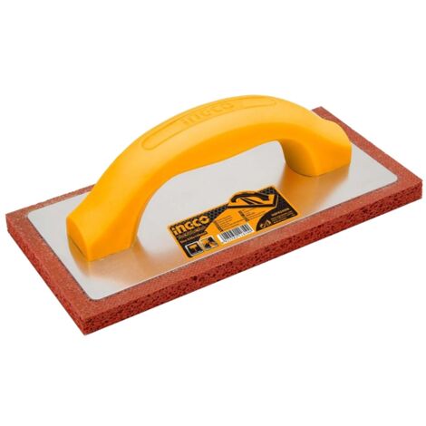 Frattone gomma  230x100 mm pulizia levigatura muro cemento - Ingco HSFR24008