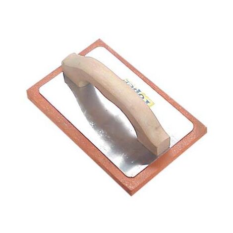 FRATTONE GOMMA ARANCIO BASE LEGNO/ALLUMINIO