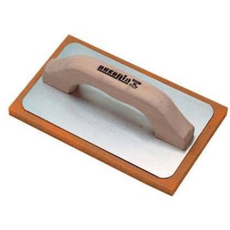 FRATTONE GOMMASPUGNA PER INTONACO BASE ALLUMINIO E MANICO IN LEGNO AUSONIA - Taglia: cm.21x14